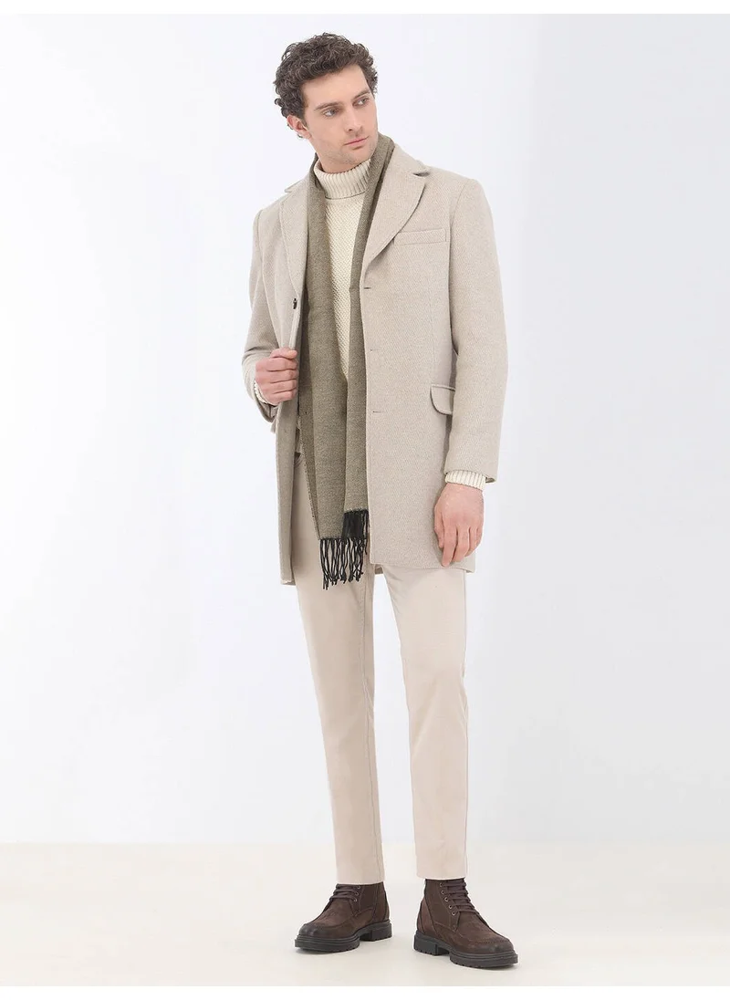 Kip Beige Woven Coat