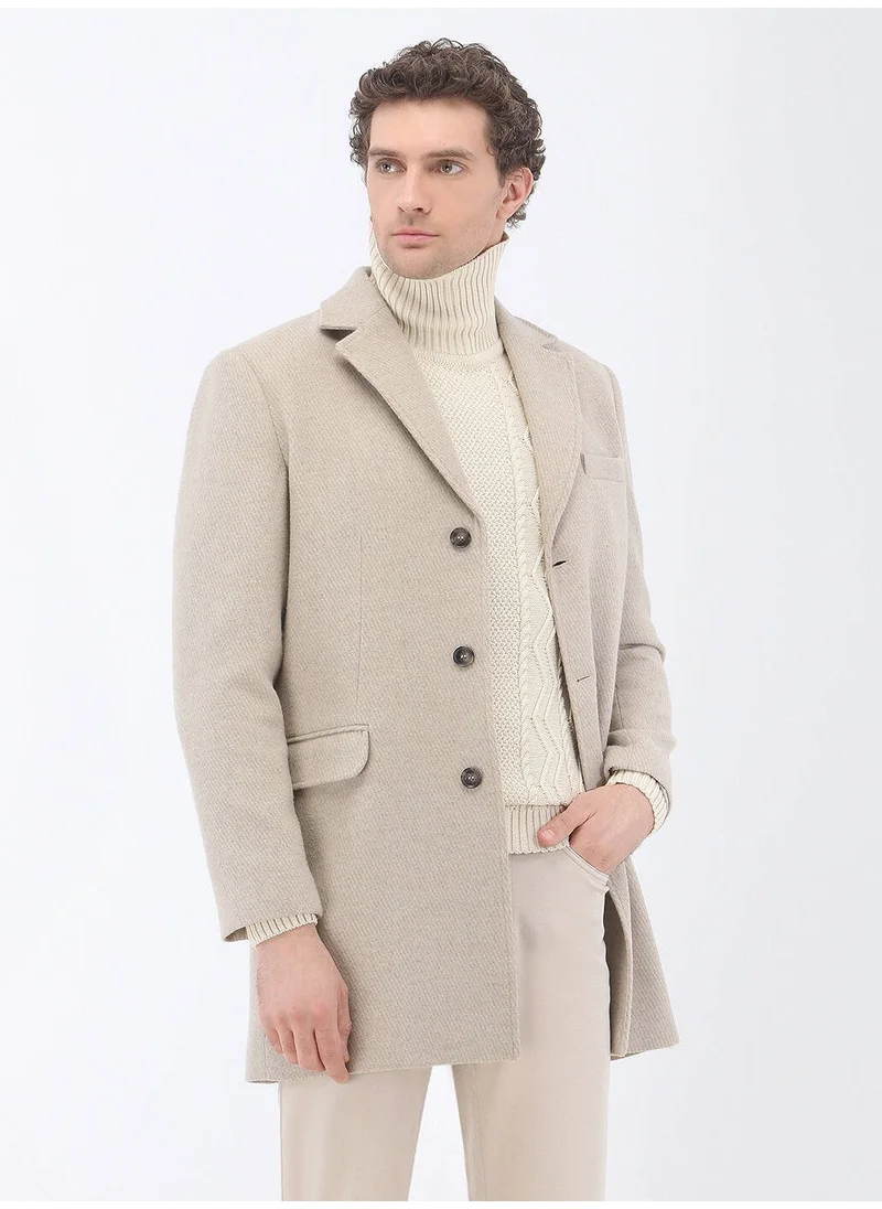 Kip Beige Woven Coat