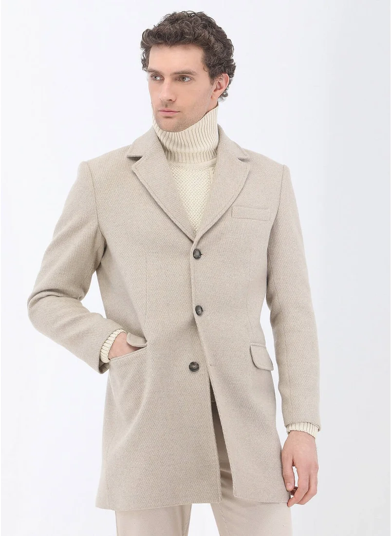 Kip Beige Woven Coat