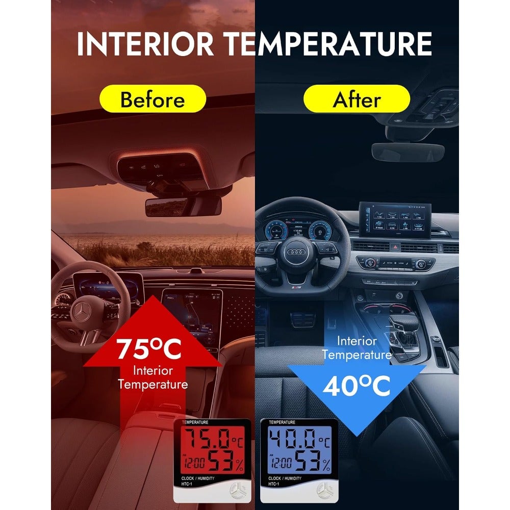 Car Cover - UV, Sun, Water and Dust Protection for Sedan, Universal Full Car Covers with Storage Bag, All Weather Indoor/Outdoor Use to Prevent Scratches and Pollutants 3XL-x 150cm