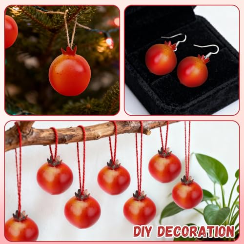 Woration 30pcs Artificial Fake Mini Foam Pomegranate Model Simulation Realistic Small Fruits House Home Kitchen Table Decoration Harvest Party Festival Ornament - Image 5
