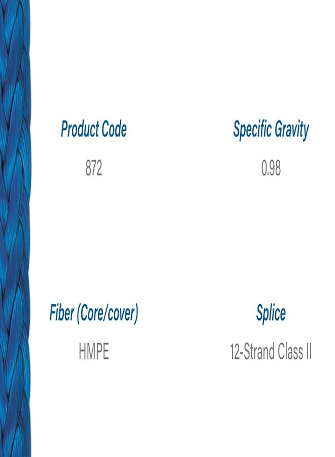 CBKnot Samson Amsteel Blue 7/64" 100', 200' or 300' Hanks Coated Blue, Green, Black, Silver, Orange, Red or Yellow dyneema Fiber 1400 lb. Approx tensile Strength (50 ft. Hank, Black) - Image 4
