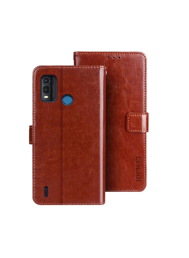 IDEWEI Case For Nokia G11 Plus Crazy Horse Texture Leather Phone Case - Image 1