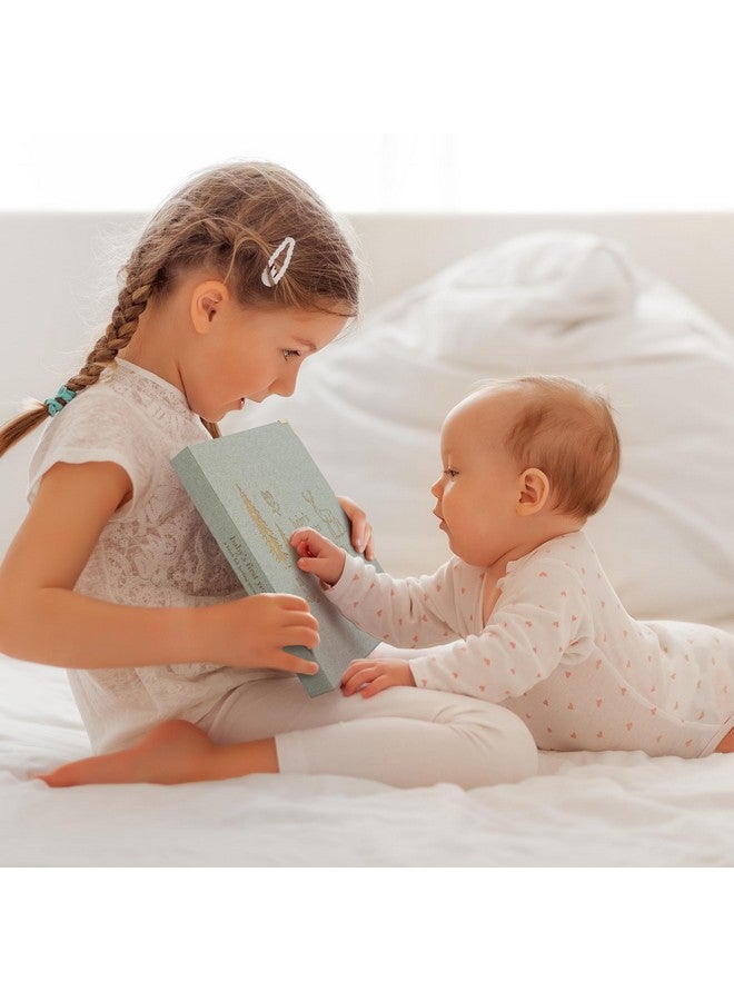 ZICOTO كتاب ذكريات الأطفال التذكارية للأولاد والبنات - كتاب الأطفال الأول 5 سنوات الخالد - دفتر ملاحظات محايد أو ألبوم صور - سجل إنجازًا لكل حدث من الولادة حتى سن 5 - Image 4
