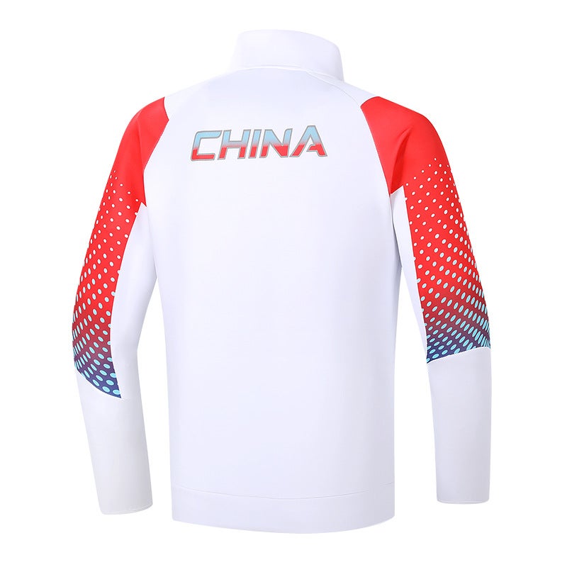 Chinese Team School Uniform For Middle School Students Couple'S Sports Single Clothes Men'S And Women'S Class Clothes Work Clothes Training Sportswear - Image 4
