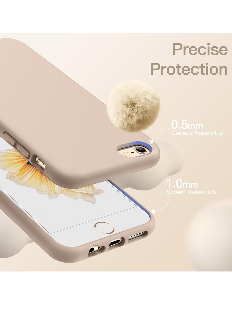 Raxoom Silicone Case for iPhone 6s/6 4.7 Inch – Silky-Soft Touch Full-Body Protective Cover with Shockproof Features and Microfiber Lining (Gold) - Image 4