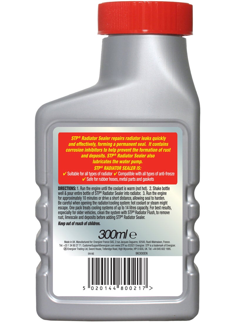 STP Radiator Sealer 300Ml, Permanently Seals Leaks, For All Types Of Radiators, 1 Piece  - Image 2