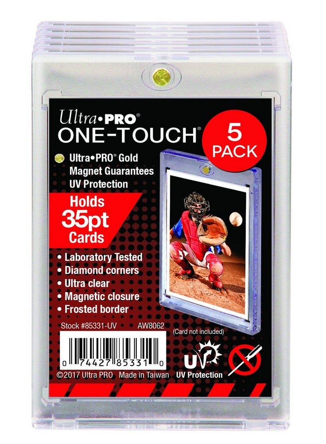 Ultra Pro 35-Point ONE-Touch Magnetic Trading Card Holder (Pack of 5) - Image 1