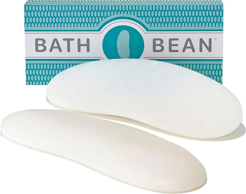 Bath Bean Luxury Body Stopper, Anti-Slip Spa Accessory, Holds Reclined Position in Bath, Bathe Comfortably Hands Free, and Keep Your Hair Dry. Recline, Relax, Stay Put - Image 1