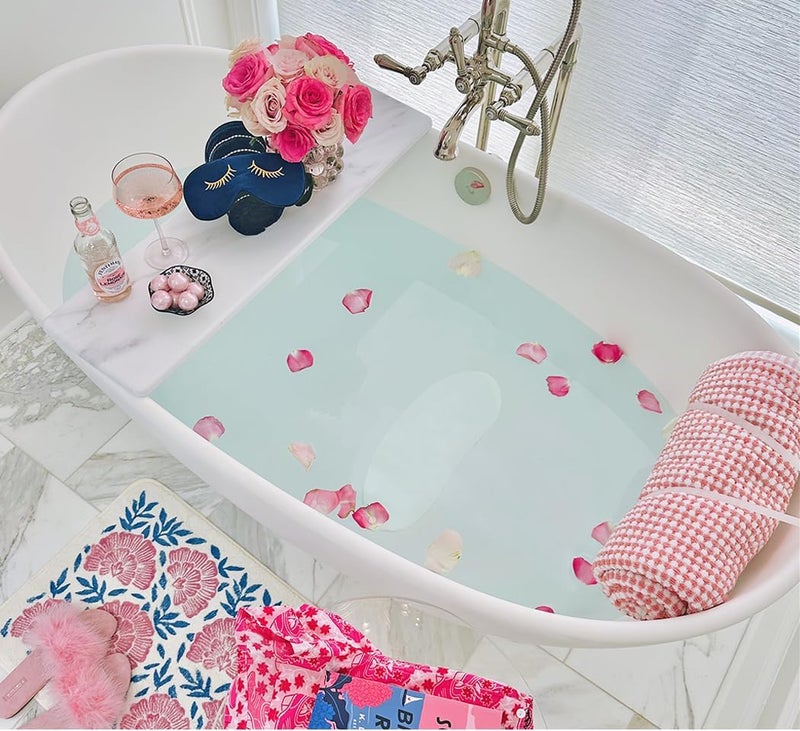 Bath Bean Luxury Body Stopper, Anti-Slip Spa Accessory, Holds Reclined Position in Bath, Bathe Comfortably Hands Free, and Keep Your Hair Dry. Recline, Relax, Stay Put - Image 3