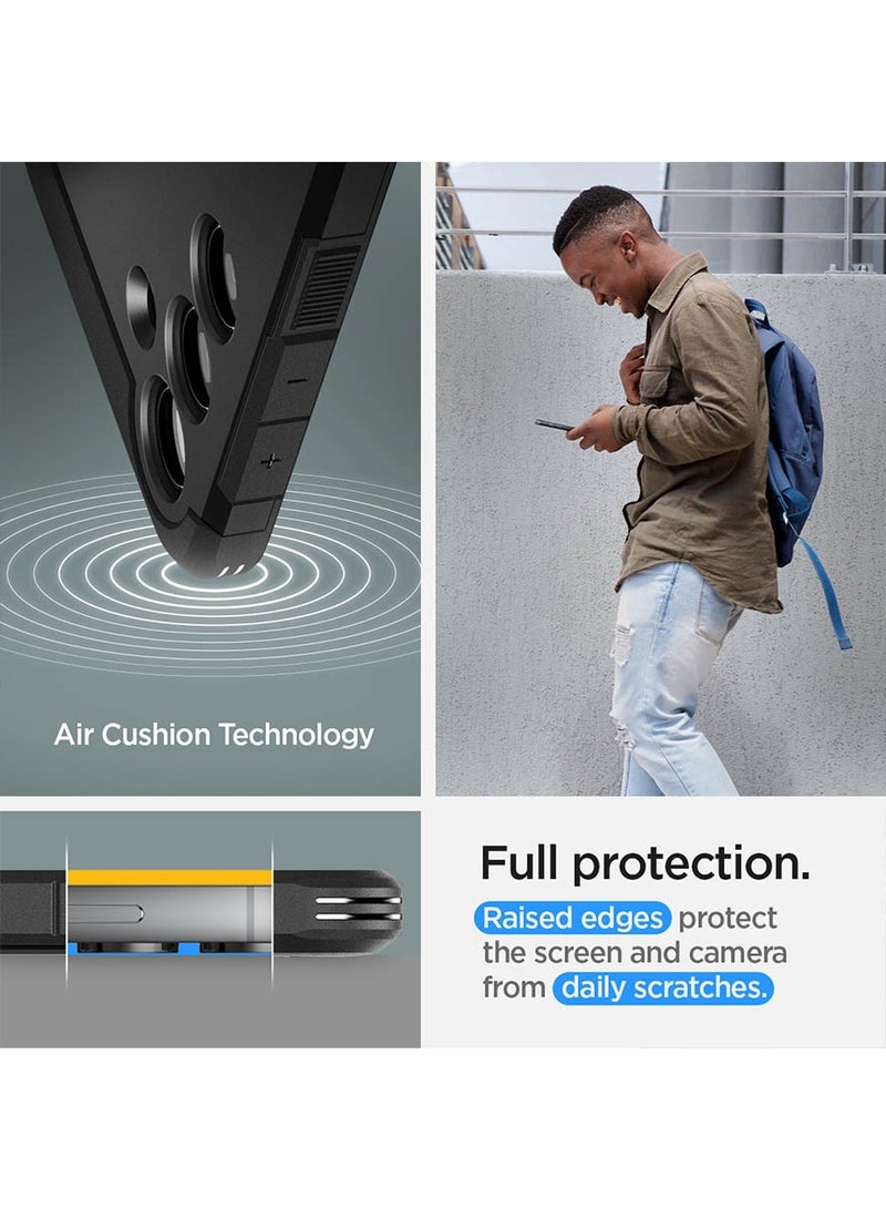 Spigen Tough Armor Samsung Galaxy S24 Case Cover with Extreme Impact Foam - Black - Image 5