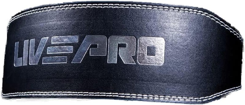 LIVEPRO Weightlifting Belt - Large Black - Image 4