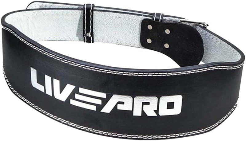 LIVEPRO Weightlifting Belt - Large Black - Image 1