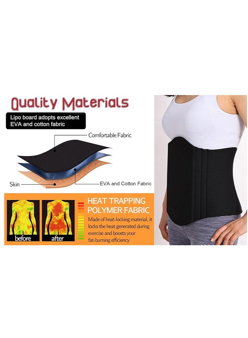 HaLunhi 360 Lipo Ab Board,Compression Recovery Liposuction for Lipo Recovery and Lumbar Belly Smoothing,Liposuction Recovery Compression Abdominal Board Professional EVA Post Surgery Lipo Belly Board for Home  - Image 4