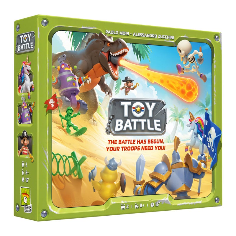 Asmodee Toy Battle Board Game  Tactical Tile Placement and Troop Strategy Game with 8 Unique Terrains Fun Family Game for Kids  Adults Ages 8 2 Players 15 Minute Playtime - Image 3