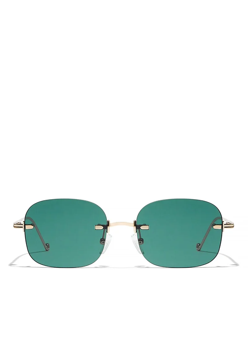 Blackout ANGELINA Women Japanese Gold Sunglasses - Frame Material: Metal- Frame Color: Japanese Gold-Lens Color: Green  - Full Rim