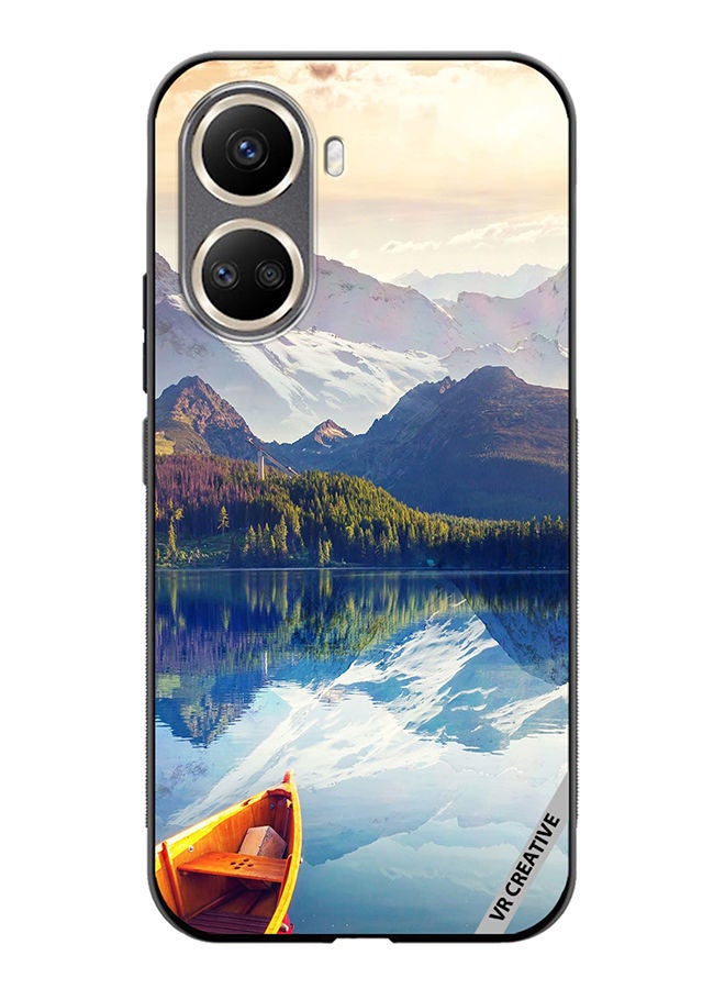 VR CREATIVE Protective Case Cover For Huawei Nova 10 SE Boat In River Scenery Design Multicolour - Image 1