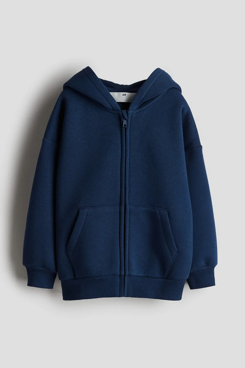 H&M Oversized zip-through hoodie