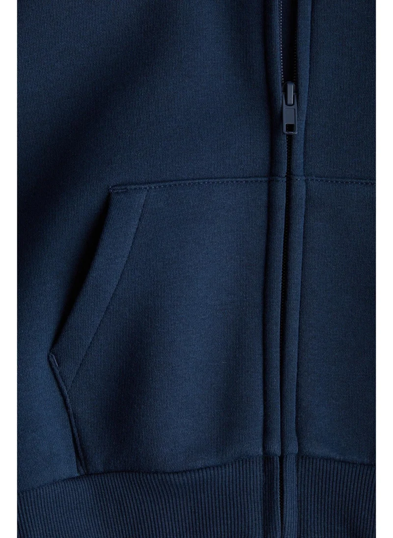 H&M Oversized zip-through hoodie