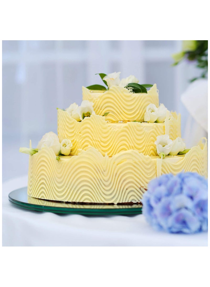 زولين 10 قطع من صفائح الأكريليك الشفافة الدائرية، قرص دائري مقاس 12 × 12 بوصة، سمك 1/16 بوصة، لوحة أكريليك شفافة لمشاريع "اصنعها بنفسك" والحرف اليدوية - - Image 2