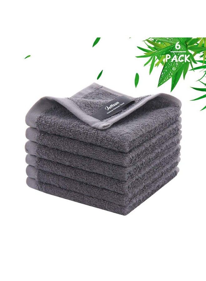 JEFFSUN Bamboo Wash Cloths Makeup Remover Facial Cleansing Cloths Super Soft And Gentle Face Towels For Delicate Sensitive Skin Baby Washcloths (10X10 Inch Pack Of 6) - Image 2