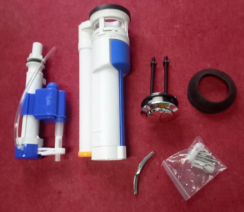 Flush Valve Toilet Accessories Water Tank Fittings Complete Bathroom Replacement Kit  - Image 2