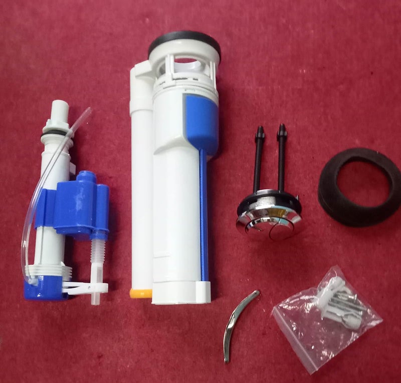Flush Valve Toilet Accessories Water Tank Fittings Complete Bathroom Replacement Kit  - Image 3