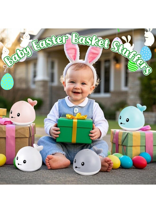 Arabest Baby Bath Toys, Toddler Bath Toys for Kids Ages 1-3, Baby Easter Basket Stuffers, 1 2 3 Year Boy Girl Gifts Baby Toy 6-12-18 Months Light Up Whale Bath Toy Sprinkler Bathtub Pool Water Toy - Image 4