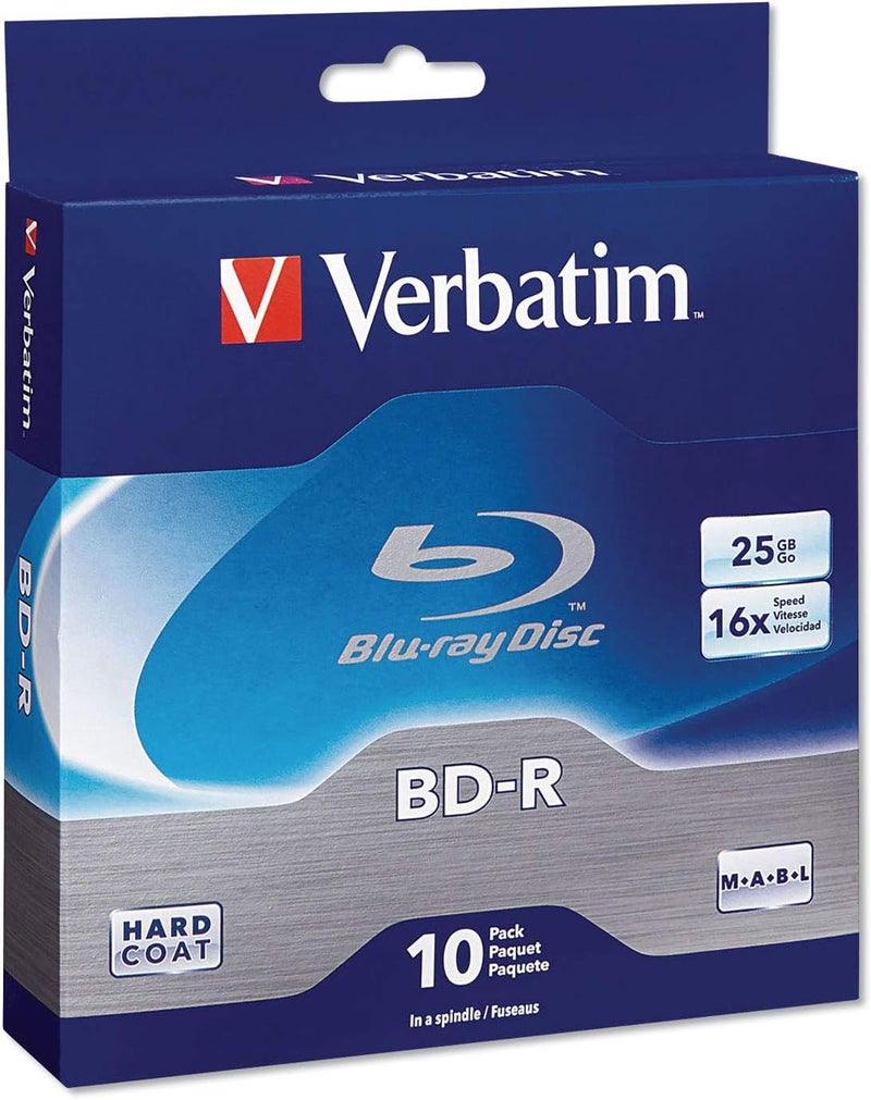 VERBATIM قرص BD-R بلو راي، 25 جيجابايت، 6X، 10/عبوة - Image 4