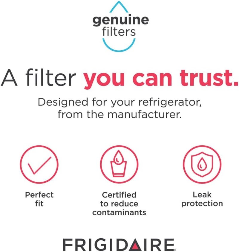 FRIGIDAIRE فلتر مياه ثلاجة ULTRAWF PureSource Ultra® بديل | مجموعة من 2 - Image 3