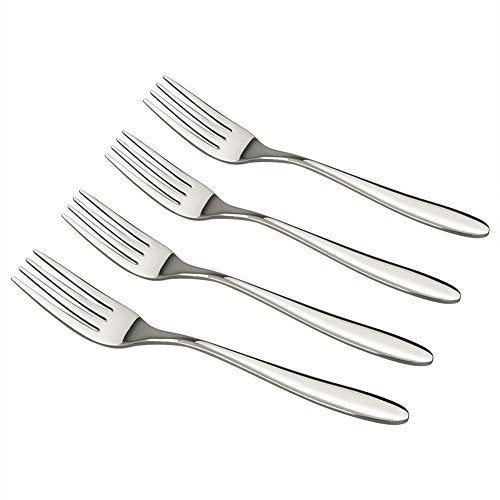 Ramddy Dinner Fork Flatware Set, 18/10 Stainless Steel Table Forks, 12 Pieces, A - Image 1