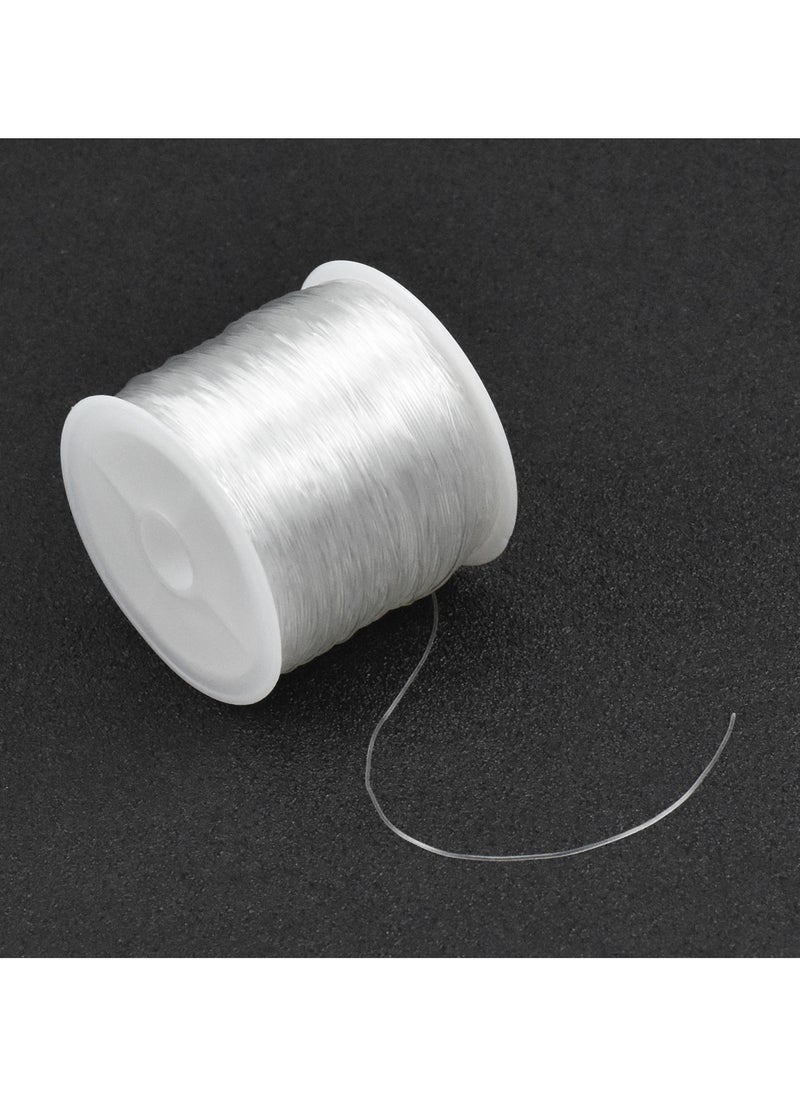 Generic - 0.5mm Elastic String for Bracelets, 100m Stretch Cord for DIY Jewelry Making, Crystal Beading Thread - Image 1
