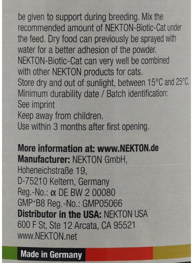 Nekton-Biotic-Cat Probiotic Supplement for Cats 60g / 2.1oz - Image 3