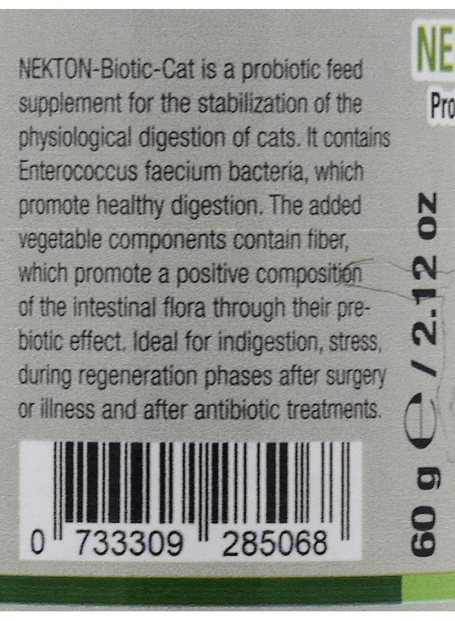 Nekton-Biotic-Cat Probiotic Supplement for Cats 60g / 2.1oz - Image 2