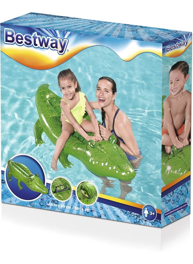 بست واي راكب التمساح في حمام السباحة 168 × 89 سم - Image 2