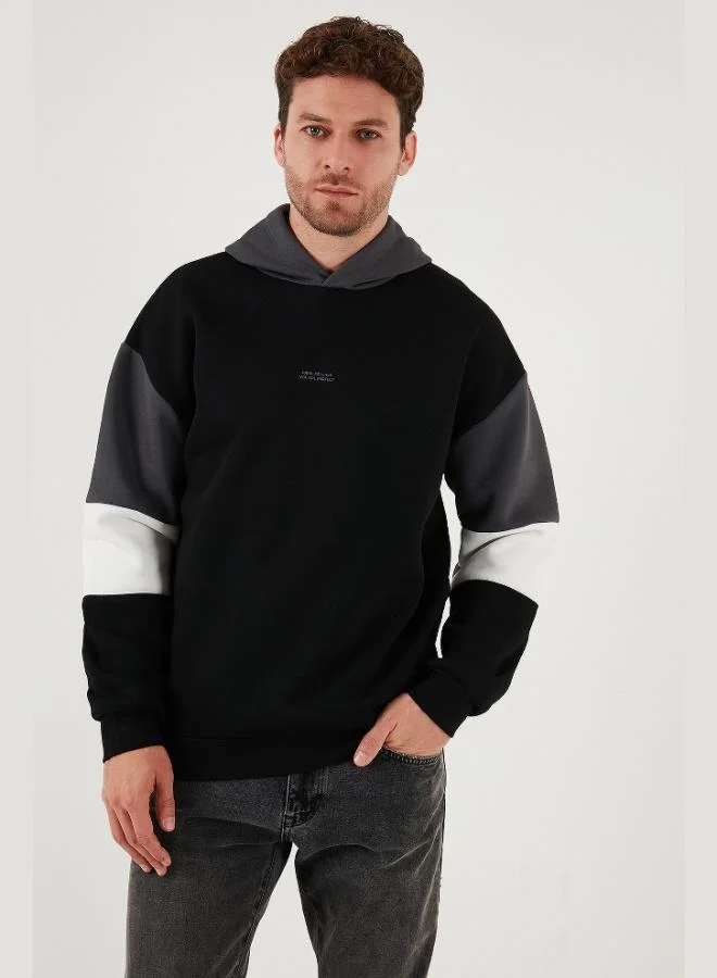 Buratti Buratti Cotton Relaxed Fit Hooded Furry Inside Soft Raised 2-Pack Sweat Men's SWEAT 5905299S2