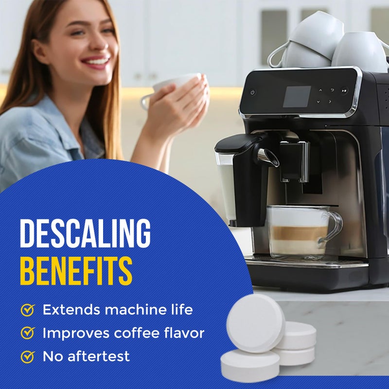 Bastion Coffee Machine Cleaner & Descaler Tablets - 24 Count | Deep Clean & Descale for Keurig, Nespresso, Ninja, Braun, Cuisinart & More | Extend Machine Life & Enhance Coffee Flavor - Image 2