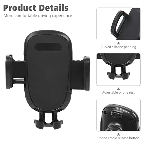 JeCar Upgrade JK Phone Holder Dash Cellphone Mount Interior Accessories Compatible with Jeep Wrangler JK JKU 2011-2018, Aluminum Alloy Holder - Image 5