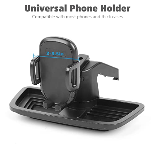 JeCar Upgrade JK Phone Holder Dash Cellphone Mount Interior Accessories Compatible with Jeep Wrangler JK JKU 2011-2018, Aluminum Alloy Holder - Image 3
