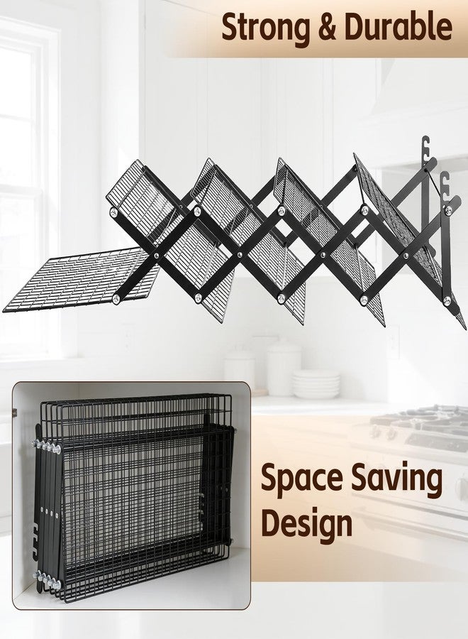 Timeet 5 Tier Upgraded Collapsible Cooling Rack with Adjustable 3 Setting Design, Stackable Baking Rack, Roasting Cooking Drying Wire Cooling Rack for Cookies Baking Roasting ＆ Grilling - Image 5