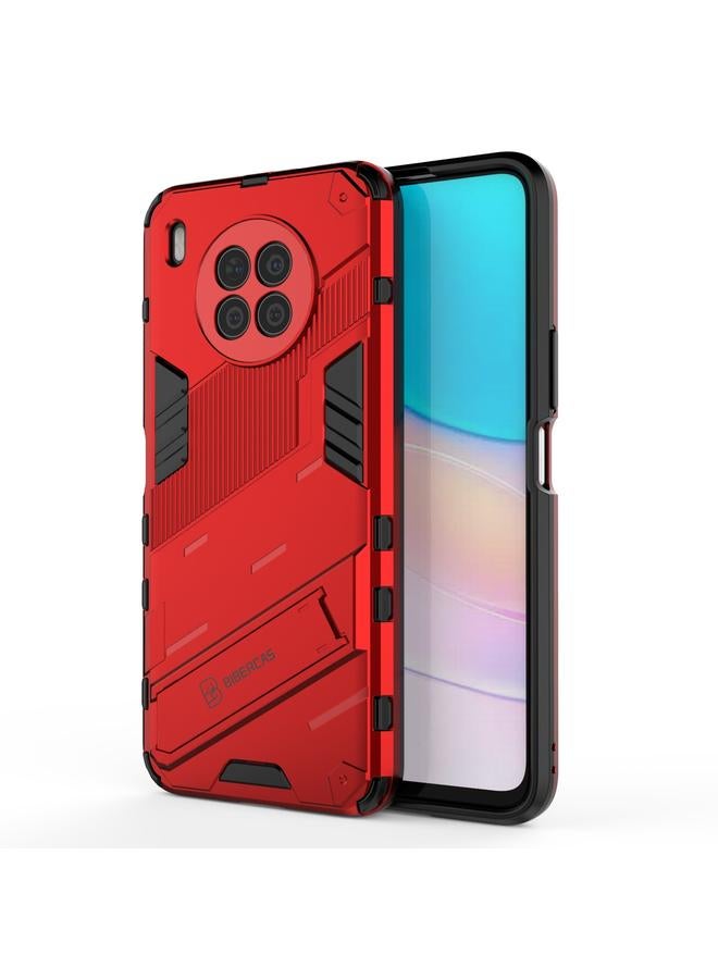 S-TOP Case For Huawei nova 8i Foreign Version Punk Armor 2 in 1 PC + TPU Shockproof Case with Invisible Holder - Image 1