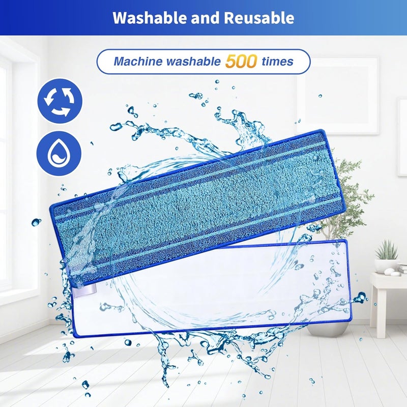 BYOFI 15 Pack Microfiber Cleaning Pads for Bona Family of Mops,Washable & Reusable Mop Pads Refill Replacement Safe for Hardwood and Multi-Surfac Floors Have Super-Absorbent - Image 4