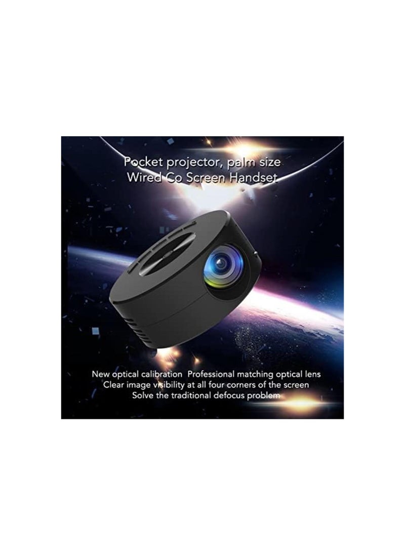Generic - Mini Portable Projector, Small Outdoor Video Projectors with Synchronize Smartphone Screen Function, Movie Projector Compatible with iOS, Phone, Tablet, with Remote Control - Image 1