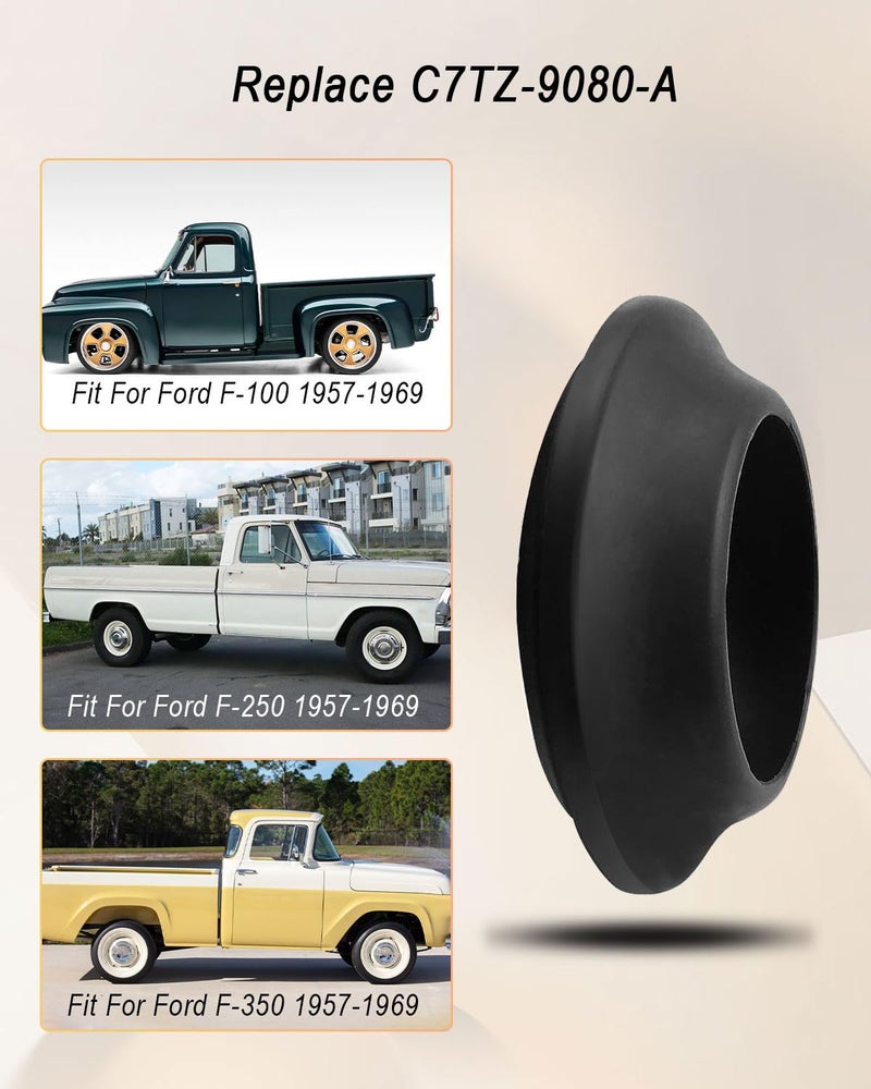 AUGREX Gas Tank Fuel Neck Grommet Fit for Ford F-100 F-250 F-350 1957-1969 Pickup Truck, Replace C7TZ-9080-A Fuel Gas Tank Filler Neck Tube Grommet Seal Rubber - Image 5
