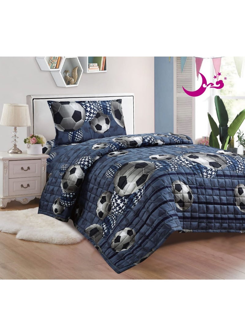Moon 3-Piece Compressed Comforter Set Microfiber  - Image 1