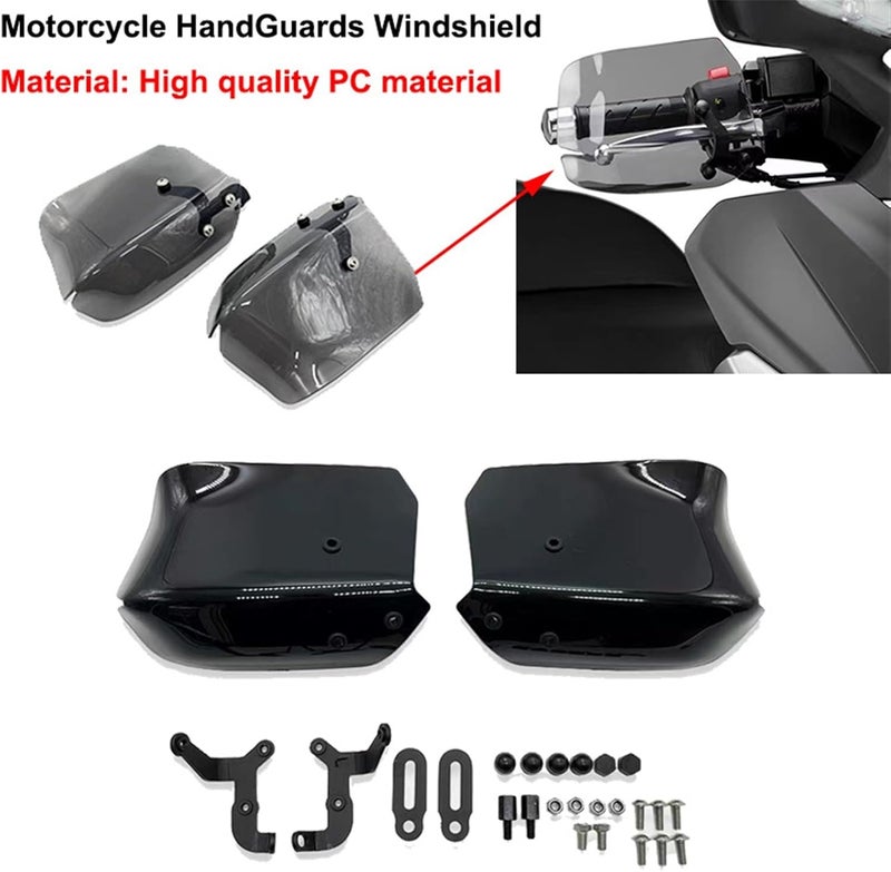 QASULER Motorcycle Hand Guard Windshield for PCX Models - Image 3