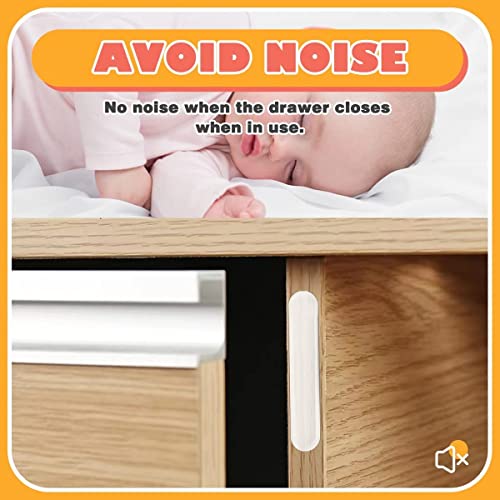 SHFTI Anti-Collision Sticker - Transparent Silicone Door Bumper Strip - Non-Marking Cabinet Handle Protector - Noise Reduction & Anti-Slip - Self-Adhesive - 6.5x1cm - Pack of 50 - Image 3