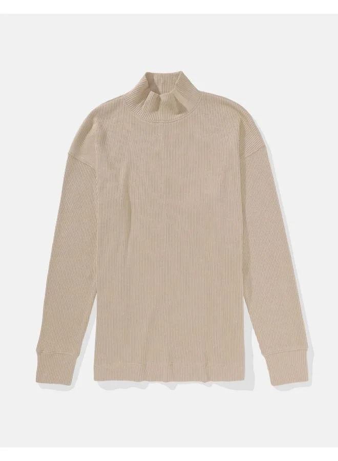امريكان ايجل Mock Neck T-Shirt