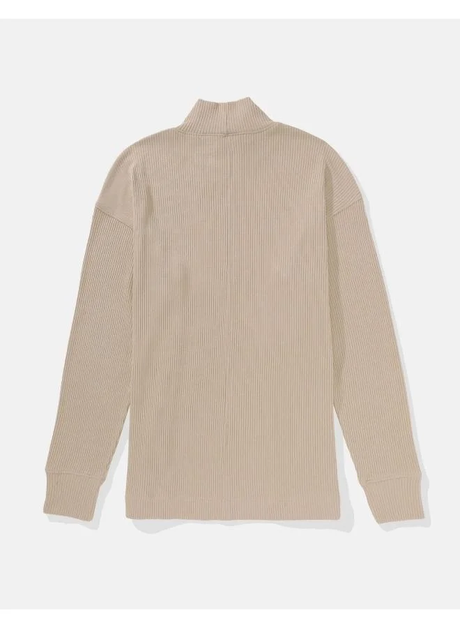 امريكان ايجل Mock Neck T-Shirt