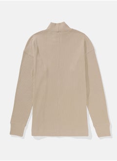 American Eagle Mock Neck T-Shirt  - Image 3